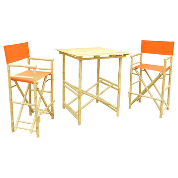 Director High Square 3-Piece Table Set, Pottery, Natural