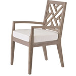Universal Furniture - Universal Furniture Coastal Living Outdoor La Jolla Dining Chair - Traditional and timeless, the La Jolla Dining Chair showcases a simple silhouette that is accented a striking diagonal pattern.