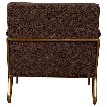 Coco Boucle Occasional Chair, Warm Gold