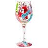"Love My Nurse" Wine Glass