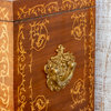 Large Walnut Marquetry Inlay Chest