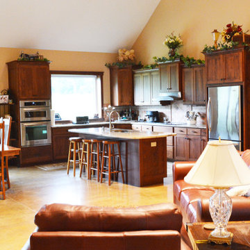 Cherry cabinets