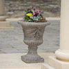 Ella Outdoor Traditional Roman Chalice Garden Urn Planter