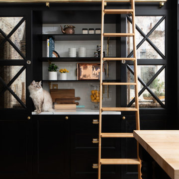 Art Deco Inspired Kitchen & Powder Room