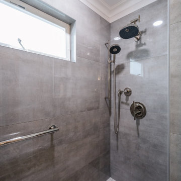 2025 - Contemporary Hall Bath and Master Bath
