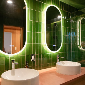 Master Bathroom Renovation and Custom Closet Built in Highland Park