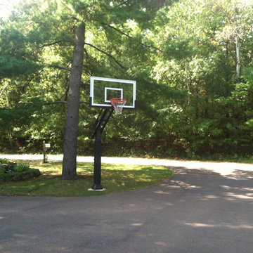 Eric B's Pro Dunk Gold Basketball System on a 36x24 in Grantsburg, WI