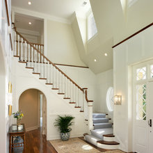 high ceiling entranceway