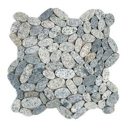 Exotic Glass STO 129 Grey Cut Stone - Tile