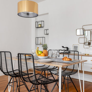The heart of the home, our Parisian dining room
