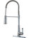 Lange Stainless Steel 32" Single Bowl Farmhouse Kitchen Sink with Zuri Faucet