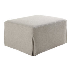 Tiburon Ottoman | The Barbara Barry Collection | Baker Furniture - Footstools And Ottomans