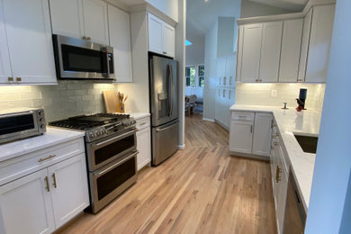 Beach style kitchen photo in DC Metro