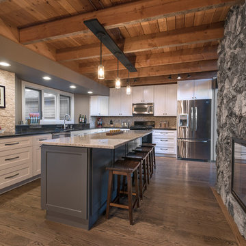 Hawthorn Woods Rustic Kitchen Renovation