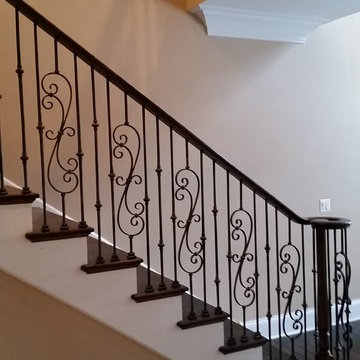 Custom iron baluster replacement