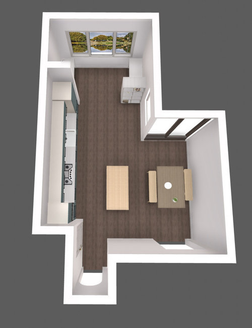 Thoughts on this kitchen/diner/office plan | Houzz UK