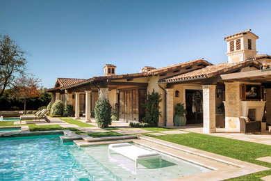 Inspiration for a timeless exterior home remodel in Orange County