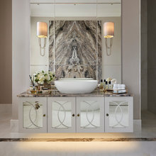 Mirror And Accent Wall Design Ideas