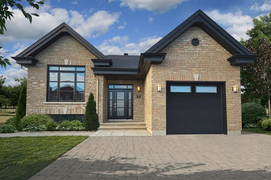 Inspiration for an exterior home remodel in Montreal