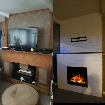 Entertainment Fireplace Wall