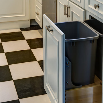 Black and White San Francisco Kitchen- Gilmans Kitchens and Baths