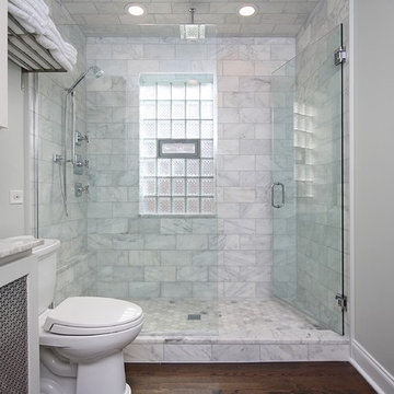 Large Traditional Master Bathroom in Chicago's Uptown