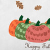 Happy Fall Pumpkins Accent Pillow, Coral, 16"x16"