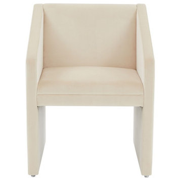 Safavieh Couture Liandra Upholstered Armchair, Creme