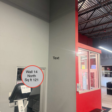Snap Fitness Interior Paint Job