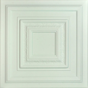 20"x20" Chestnut Grove, Styrofoam Ceiling Tile, Hancok Green