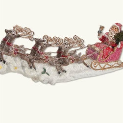 Santa's Sleigh Figural - Holiday Accents And Figurines