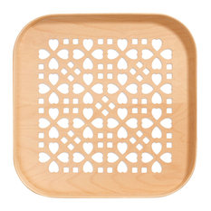 Sao Jorge Decorative Wooden Tray, Square