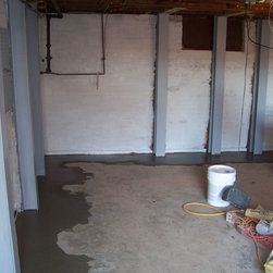 Inside waterproofing and steel buttresses to stabilize walls - Tools And Equipment