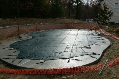 Example of a minimalist pool design in Boston