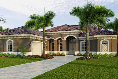 Inspiration for a timeless exterior home remodel in Miami