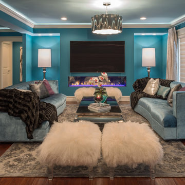Basement Family Room and Night Club