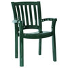 Sunshine Resin Dining Arm Chair Green