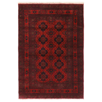 Rustic Biljik Khal Mohammadi Aurea Wool Rug - 4'3'' x 6'7''