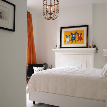 My Houzz: Gold Flourishes Accent a White Bungalow in New Orleans