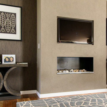Grass Cloth Feature wall panels