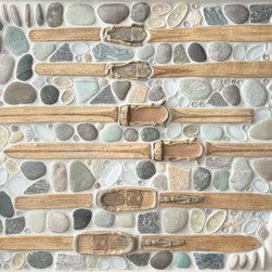 Vintage Skis - Arctic | Snow Dog Collection - Mosaic Tile