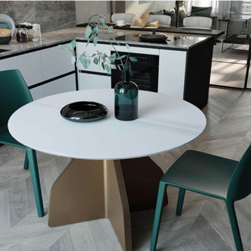 Zamagna table in Bianco Assoluto - Collection LAMINAM