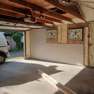 Garage Spray Foam Insulation Upgrade