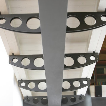 scala design in ferro verniciato