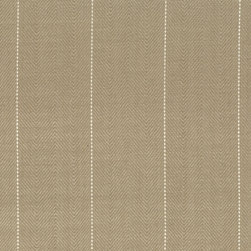 ROTH & TOMPKINS TEXTILES - Copley Stripe Fabric, Stripe Oatmeal, 54''x36'' - Upholstery Fabric