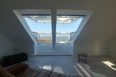 completed loft conversion, Ogmore-by-Sea.