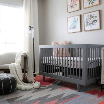 Chic + Modern Baby Girl Nursery