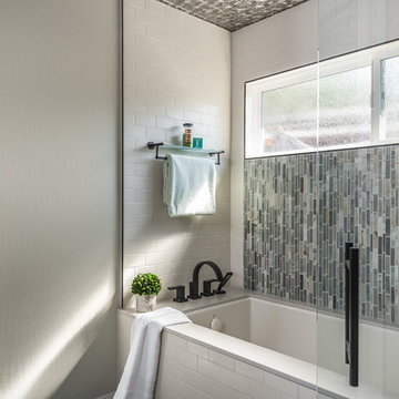 Rustic Modern Master Bathroom, Santa Cruz Mntns, CA