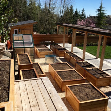 After, wide scale view looking South - over the grow zone