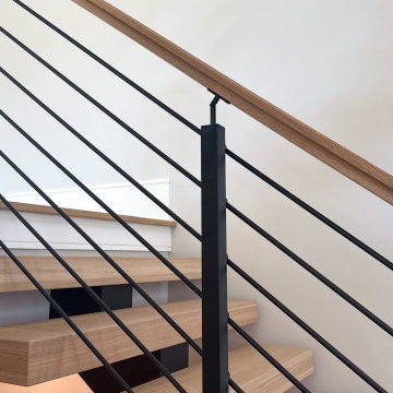 Project #147 | Modern Staircase with Seattle Style Stringer